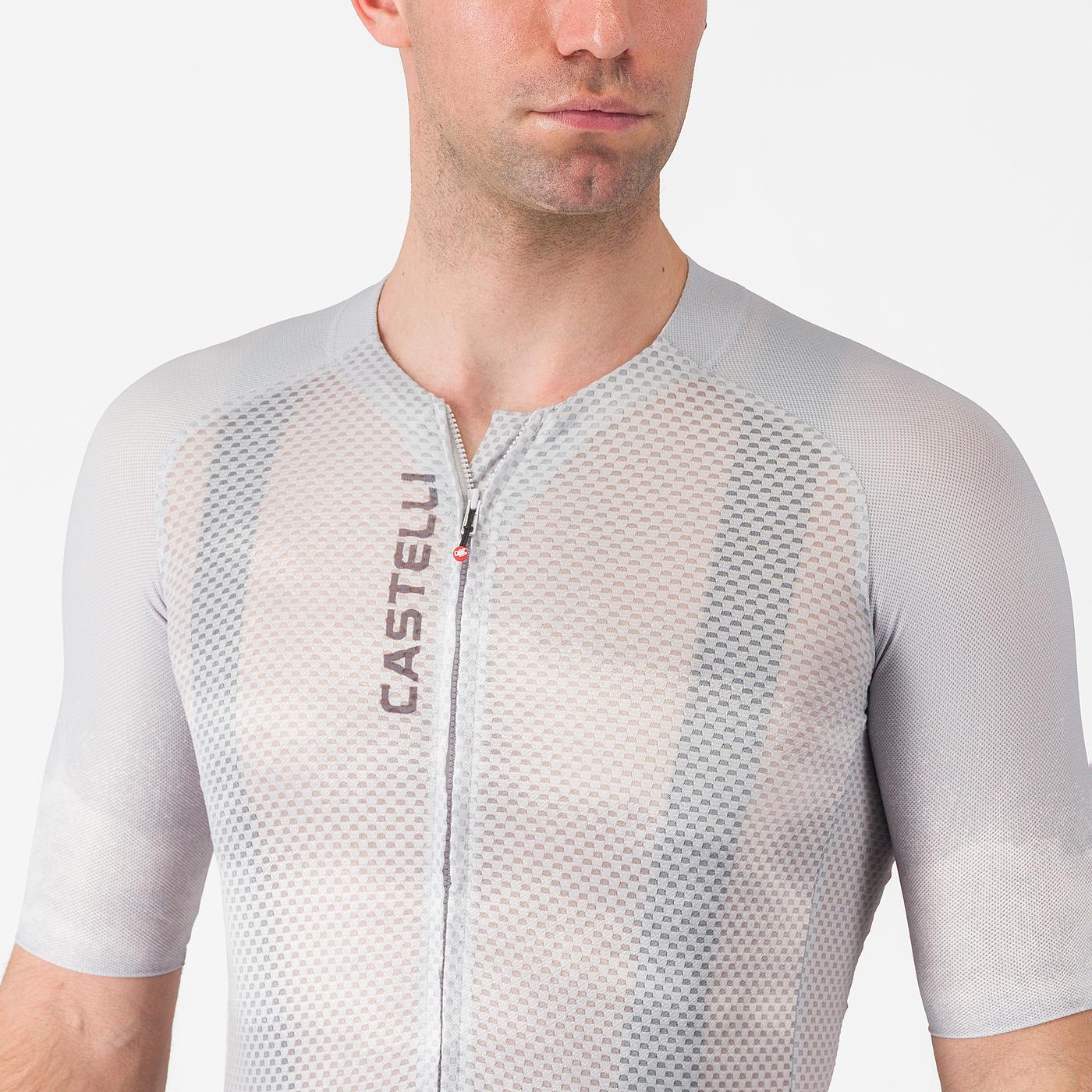 Trikot CASTELLI CLIMBER'S A/C Kurzarm Grau 2026