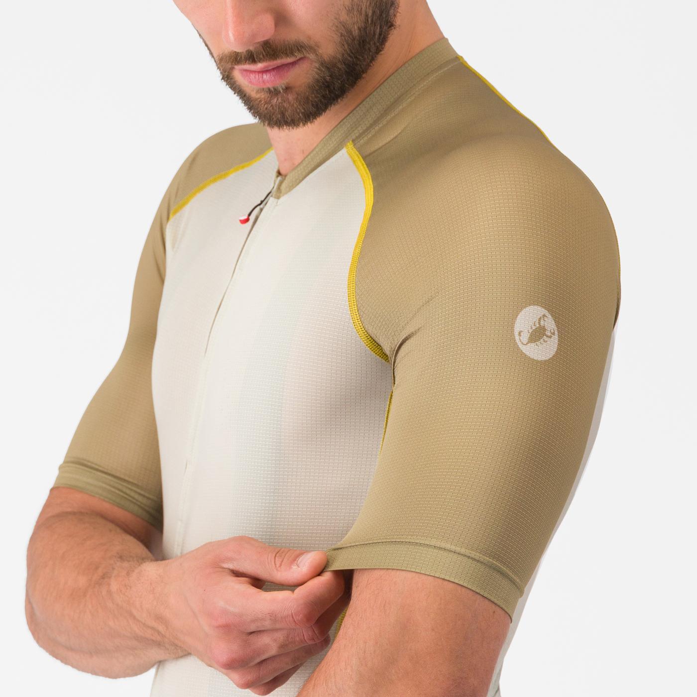 CASTELLI UNLIMITED ENDURANCE 3 JERSEY Trikot Beige/Kaki