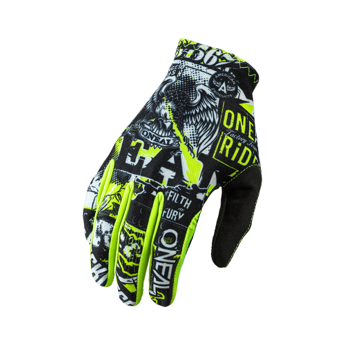 Gants O'NEAL MATRIX ATTACK Junior Noir/Jaune
