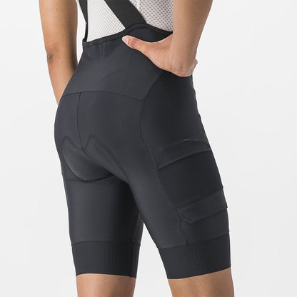 Damen-Trägershort CASTELLI UNLIMITED CARGO Damen Schwarz