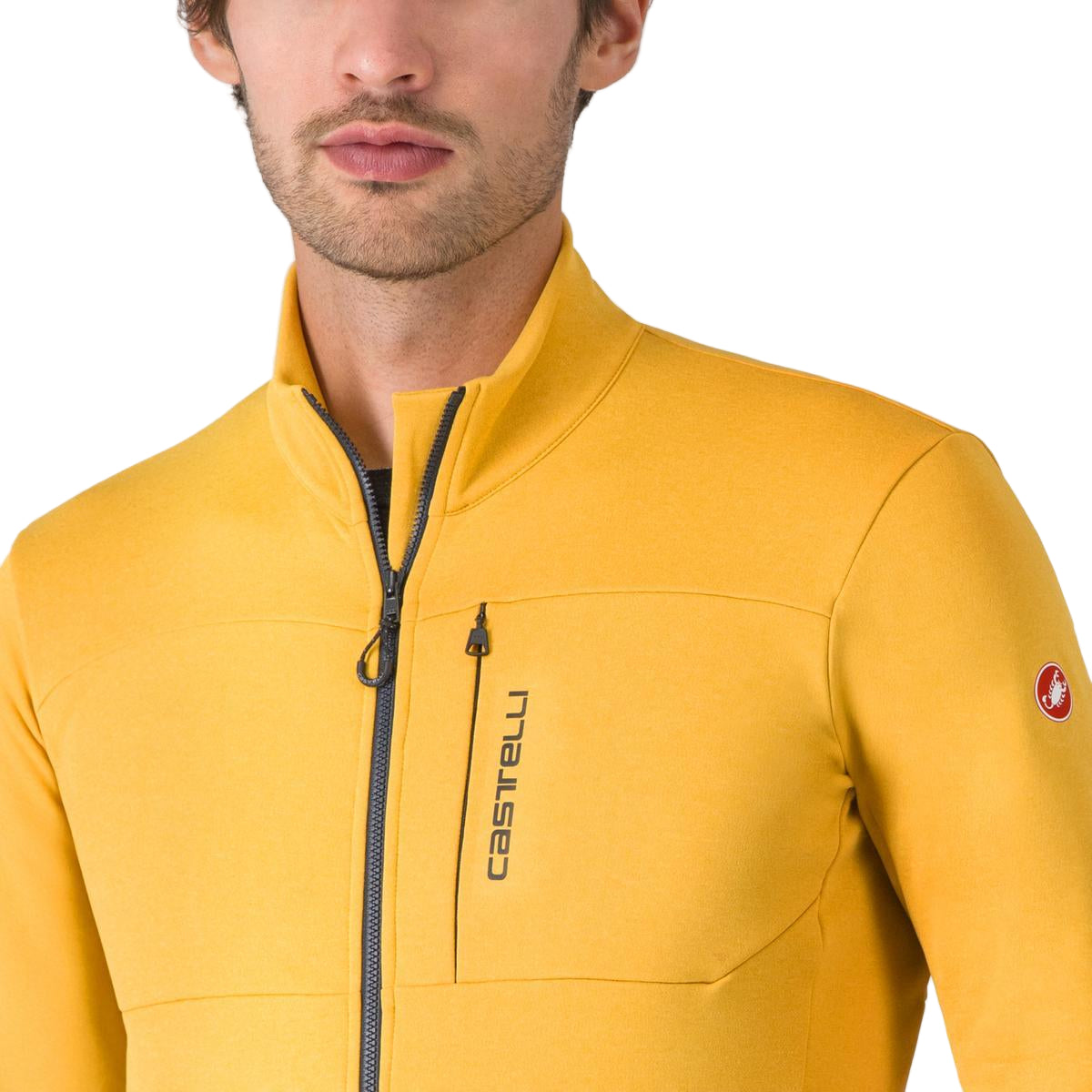 CASTELLI UNLIMITED TRAIL 2 Trikot Langarm Gelb/Grau