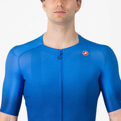 Maillot CASTELLI UPF Manches Courtes Bleu