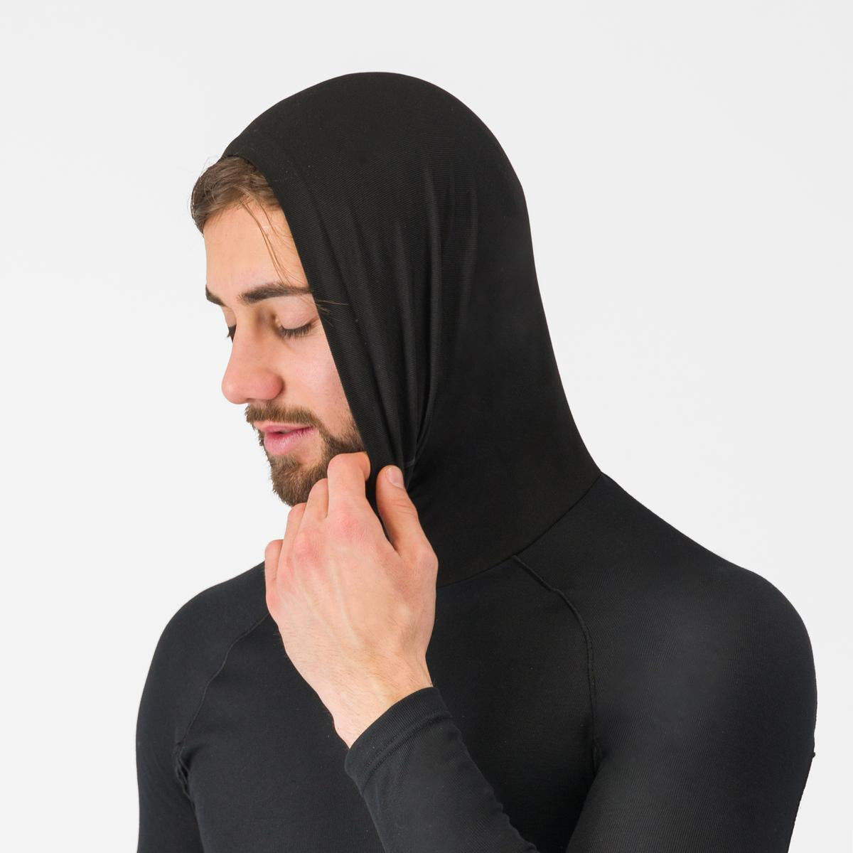 Sous-Vêtement CASTELLI FLANDERS 2 HIGH NECK WARMER Manches Longues Noir