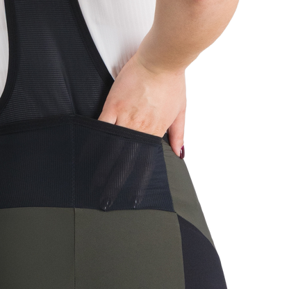 Kurze Trägerhose SPORTFUL SUPERGIARA 2 Damen Khaki/Schwarz