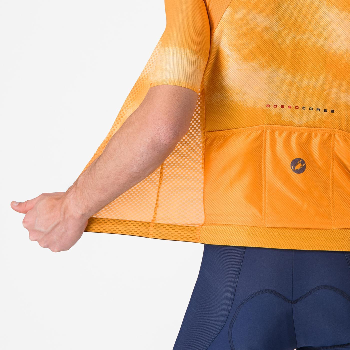 Trikot CASTELLI CLIMBER'S A/C Kurzarm Orange