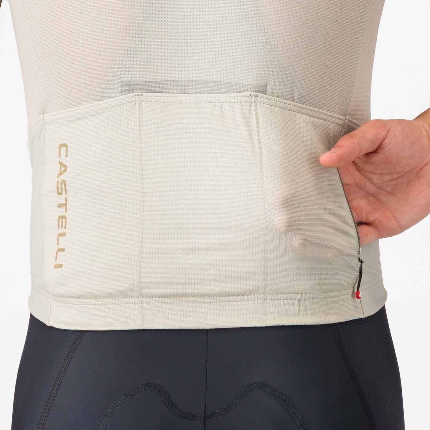 CASTELLI UNLIMITED ENDURANCE 3 JERSEY Trikot Beige/Kaki