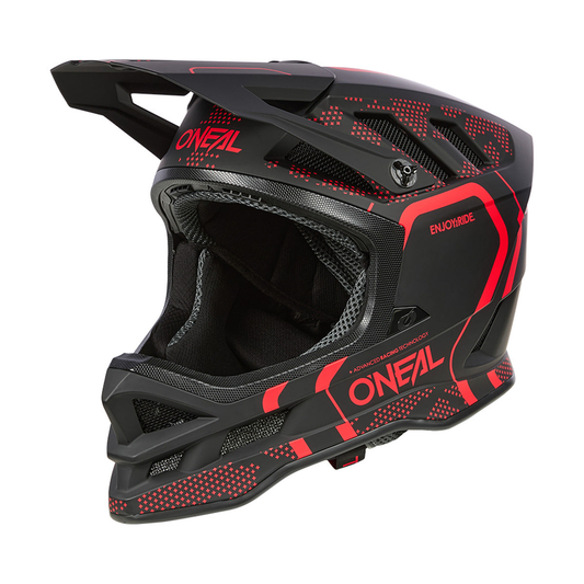 Casque VTT O'NEAL BLADE POLYACRYLITE STRIKE Noir/Rouge