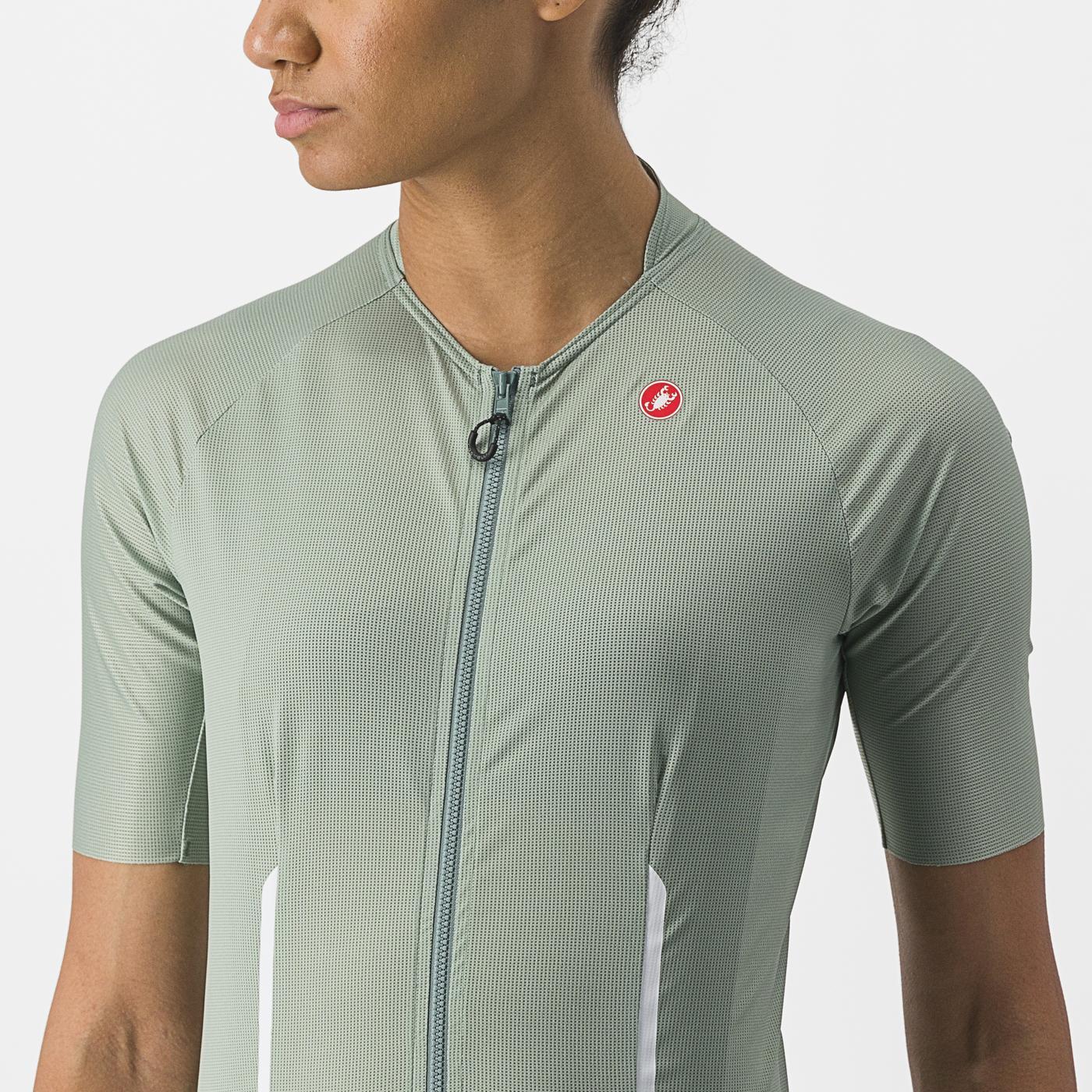 CASTELLI ENDURANCE W Damen Trikot Kurzarm Grün