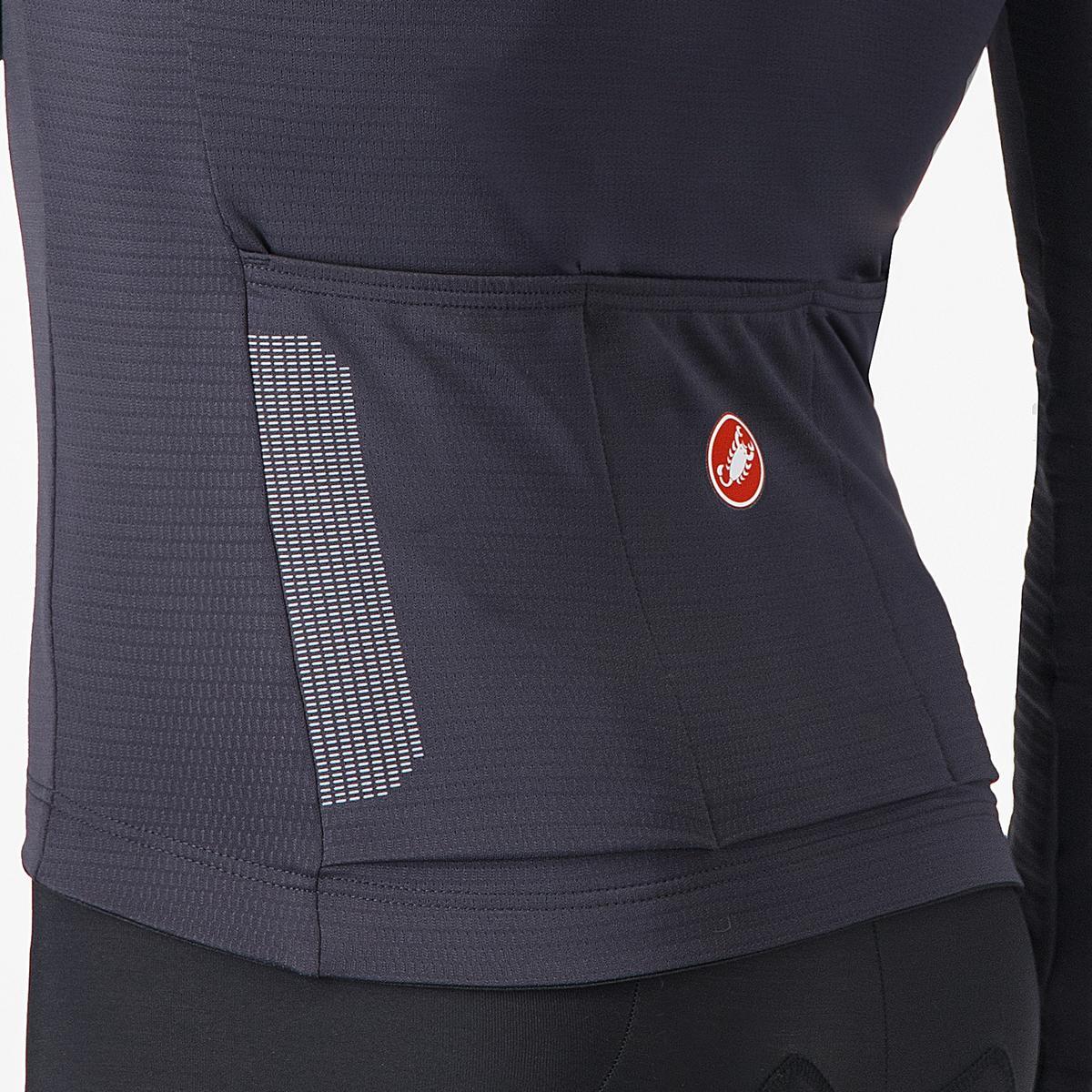 Maillot CASTELLI PURO 4 Manches Longues Gris