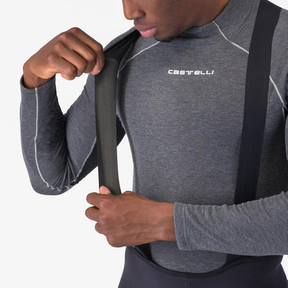 Lange Trägerhose CASTELLI POLARE 4 Schwarz