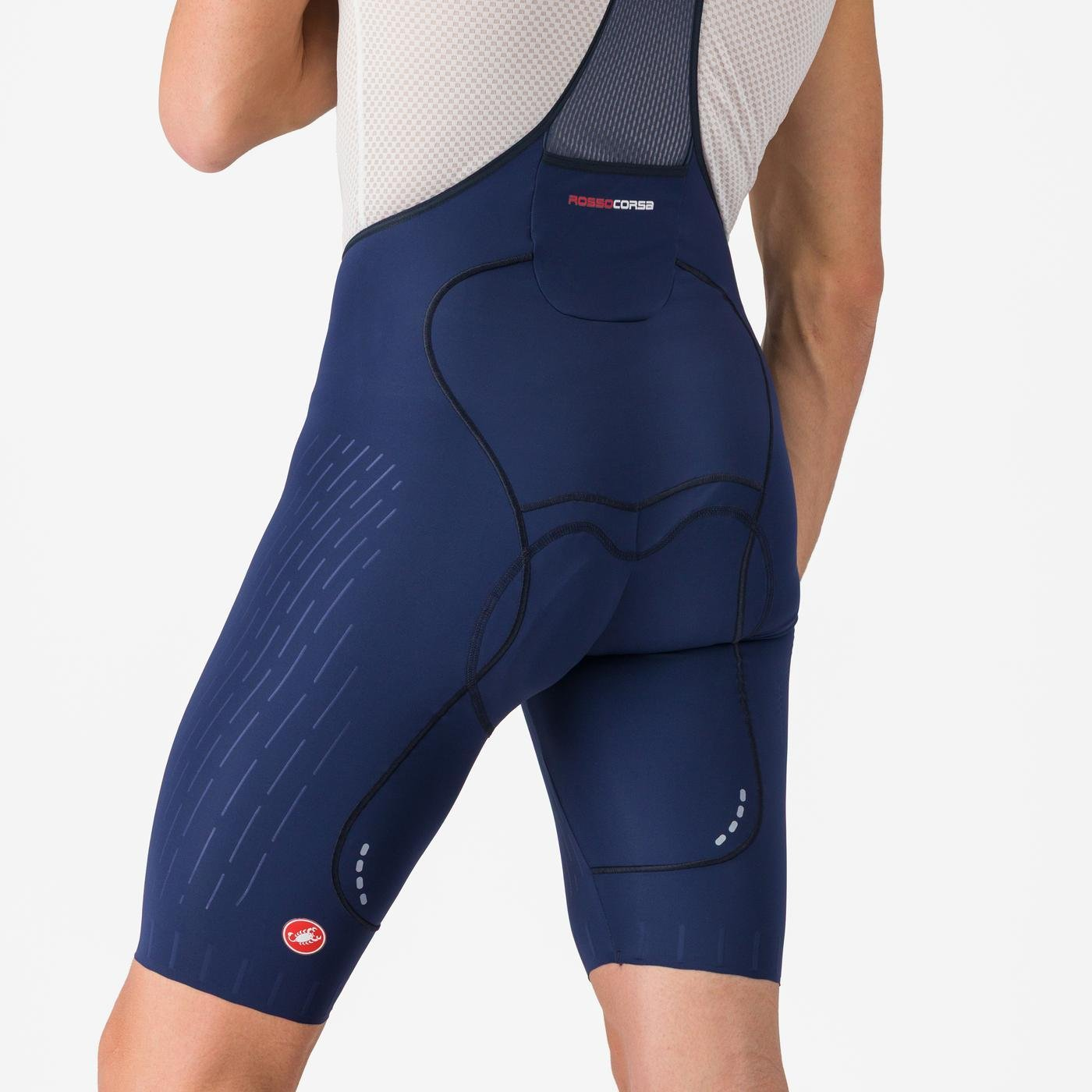 CASTELLI FREE AERO RACE Kurze Trägerhose S Marine