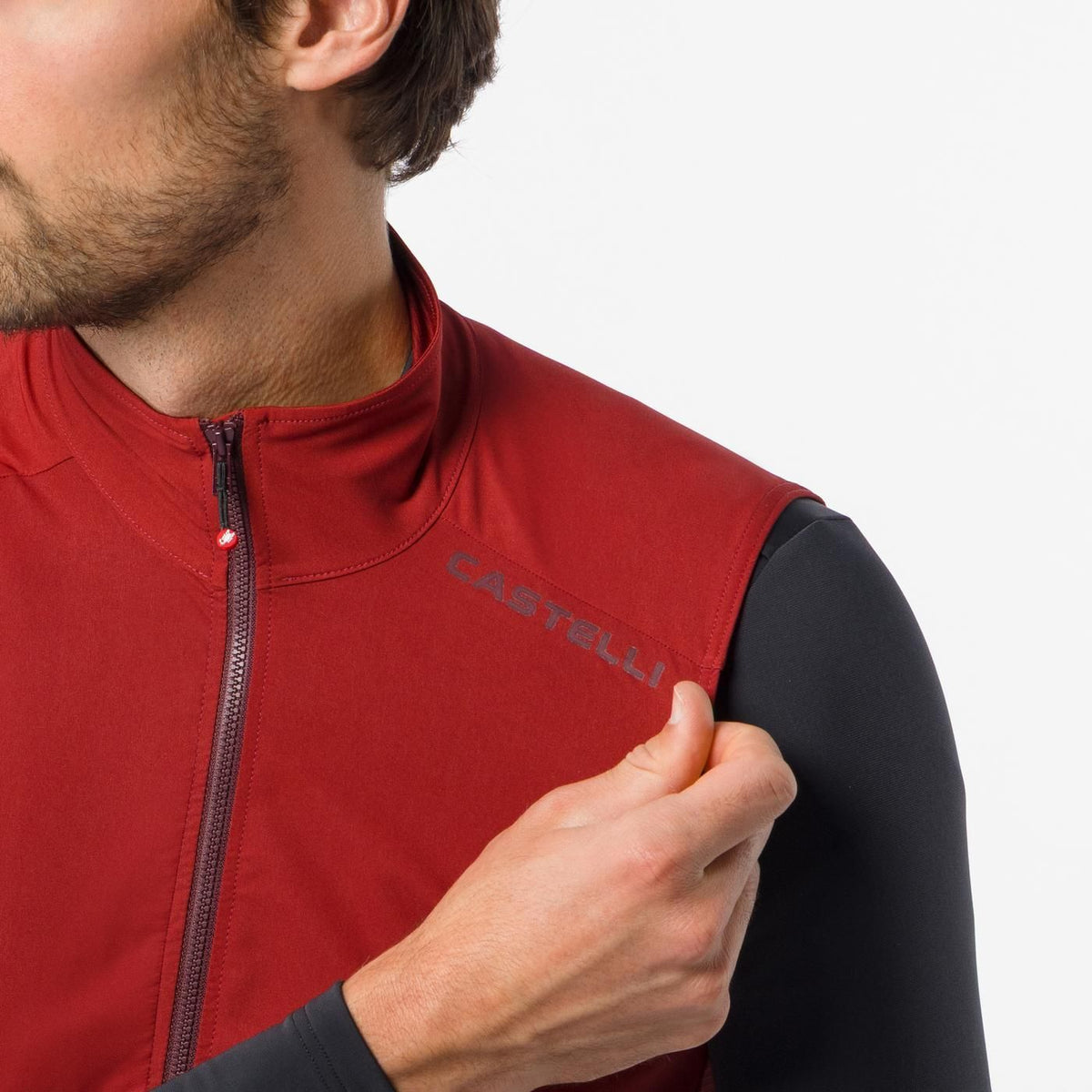 Ärmellose Weste CASTELLI ESPRESSO 2 Bordeaux