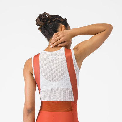 Kurze Trägerhose CASTELLI ESPRESSO 2 W DT Damen Paprika