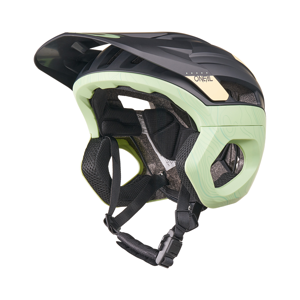 O'NEAL TRAPPER EVO TOPO Mountainbike-Helm Schwarz/Sand/Mint