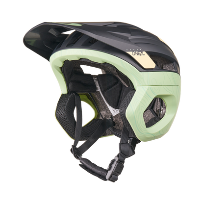 MTB-Helm O'NEAL TRAPPER EVO TOPO Schwarz/Sand/Mint