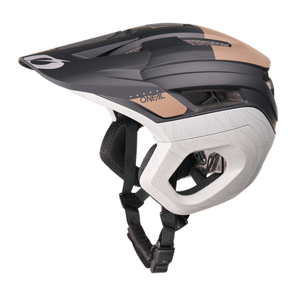 MTB-Helm O'NEAL TRAPPER EVO SOLID Schwarz/Braun/Grau