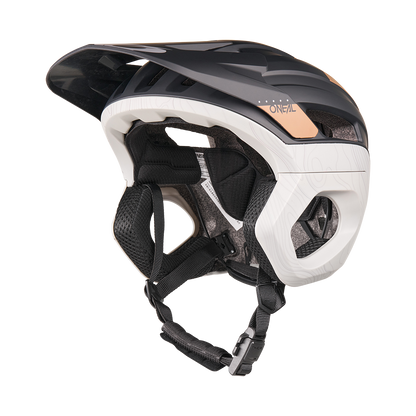 MTB-Helm O'NEAL TRAPPER EVO SOLID Schwarz/Braun/Grau