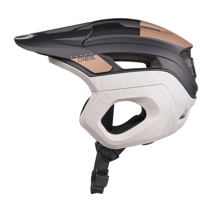 MTB-Helm O'NEAL TRAPPER EVO SOLID Schwarz/Braun/Grau