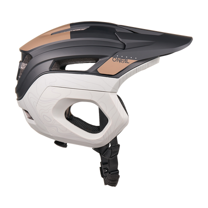 MTB-Helm O'NEAL TRAPPER EVO SOLID Schwarz/Braun/Grau