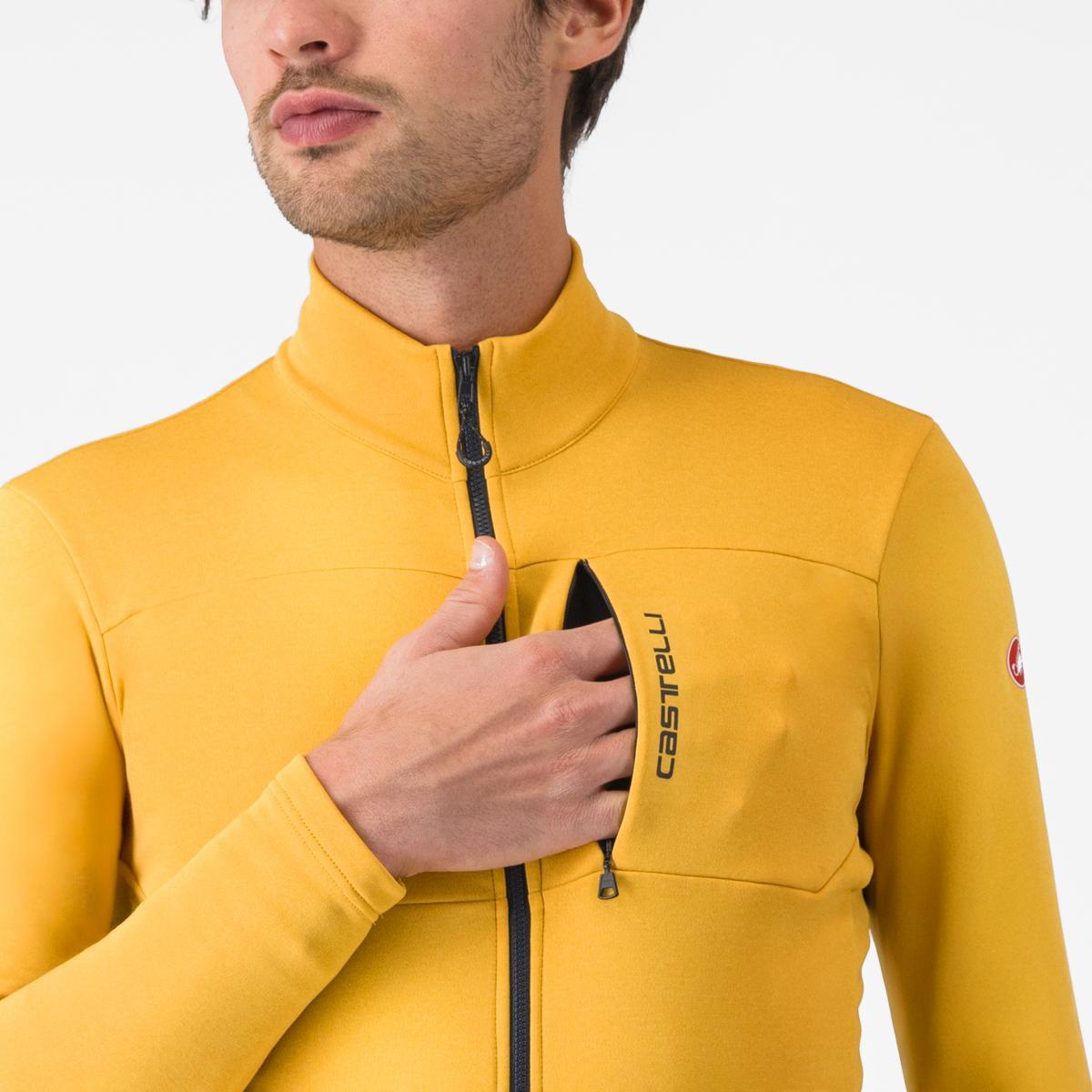 CASTELLI UNLIMITED TRAIL 2 Trikot Langarm Gelb/Grau
