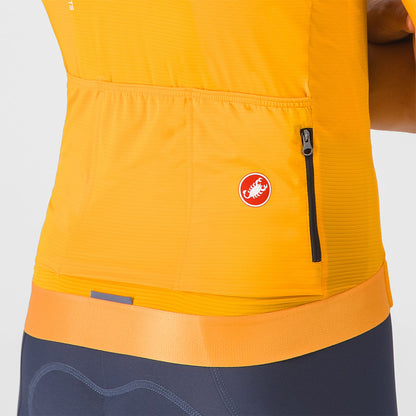 Trikot CASTELLI ESPRESSO R--A/D Kurzarm Orange