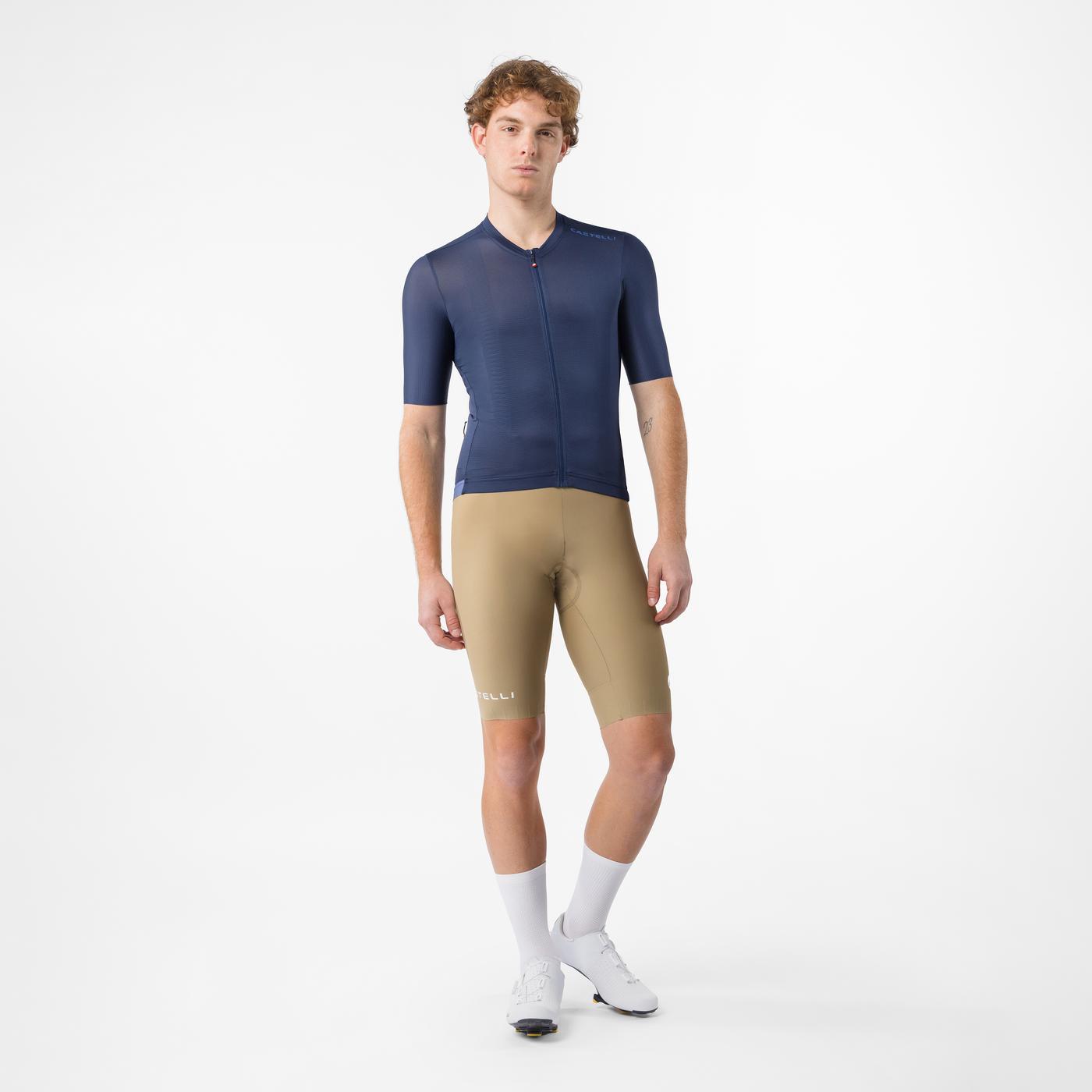 CASTELLI ESPRESSO 2 Trikot Kurzarm Blau