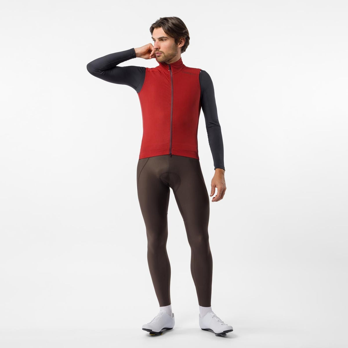 Ärmellose Weste CASTELLI ESPRESSO 2 Bordeaux
