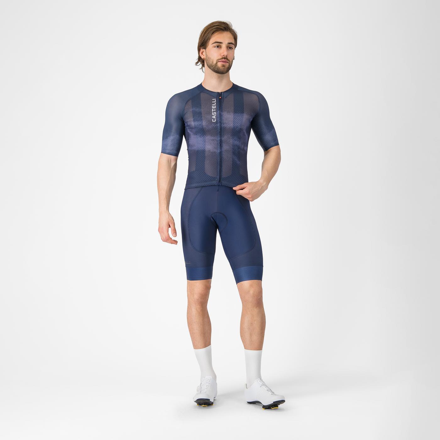 Trikot CASTELLI CLIMBER'S A/C Kurzarm Blau 2026