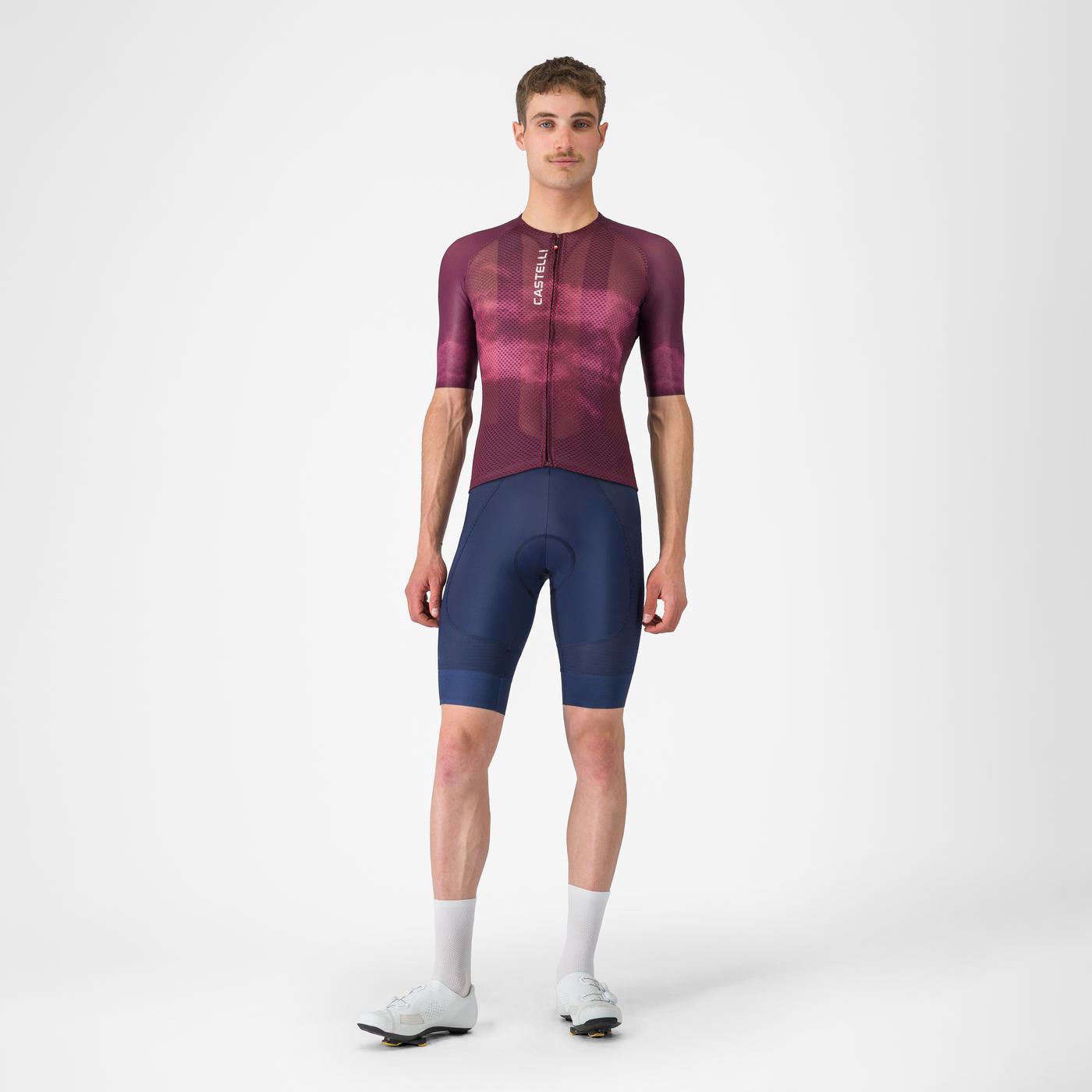 CASTELLI CLIMBER'S A/C Trikot Kurzarm Bordeaux