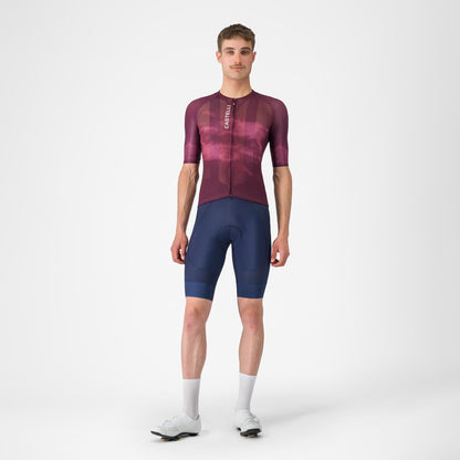 Maillot CASTELLI CLIMBER'S A/C Manches Courtes Bordeaux
