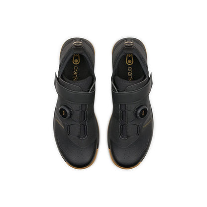 CRANKBROTHERS MALLET TRAIL BOA CLIP MTB-Schuhe in Schwarz/Gold — Ansicht von oben