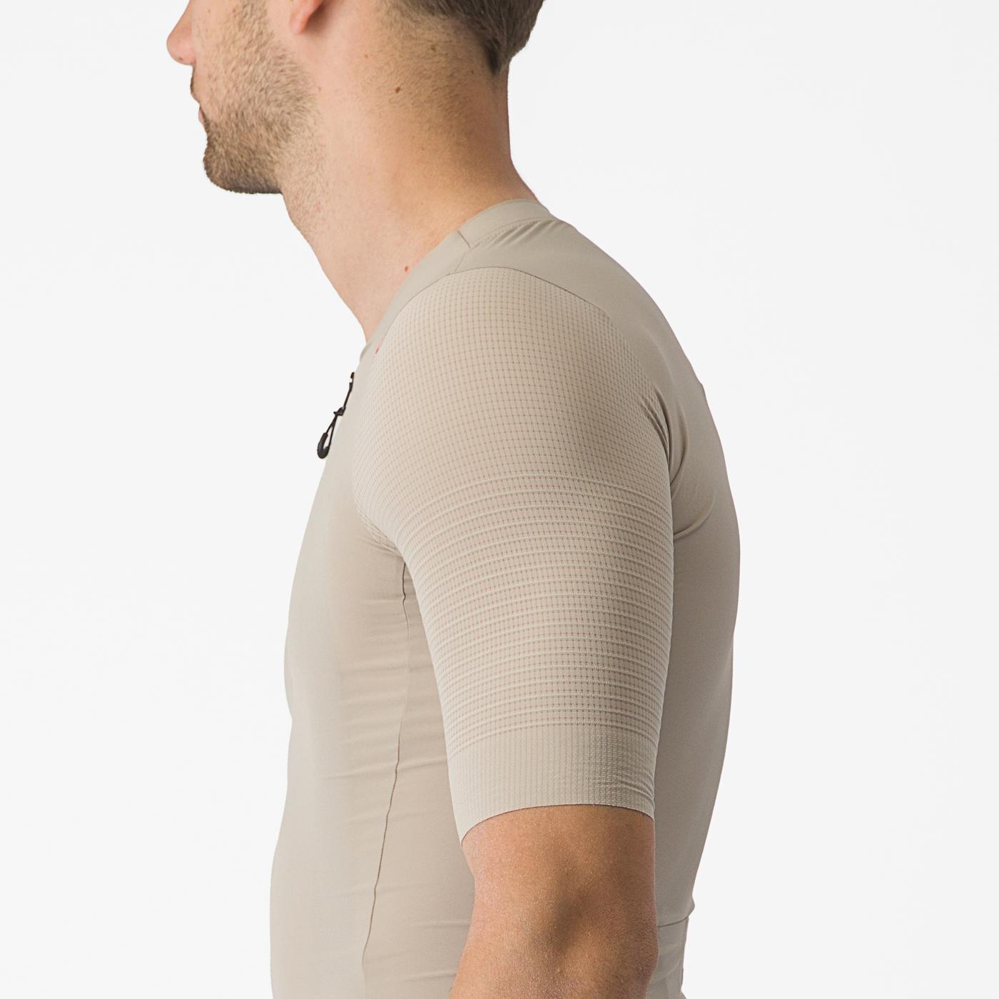 CASTELLI PREMIO Trikot Kurzarm Beige