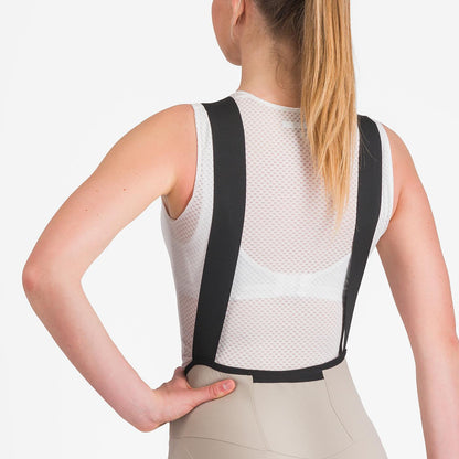 Cuissard Court à Bretelles CASTELLI ESPRESSO W DT Femme Beige