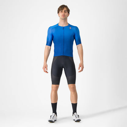 Maillot CASTELLI UPF Manches Courtes Bleu