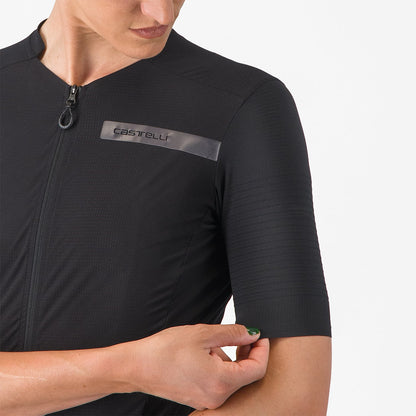 Trikot CASTELLI PREMIO EVO Damen Kurzarm Schwarz