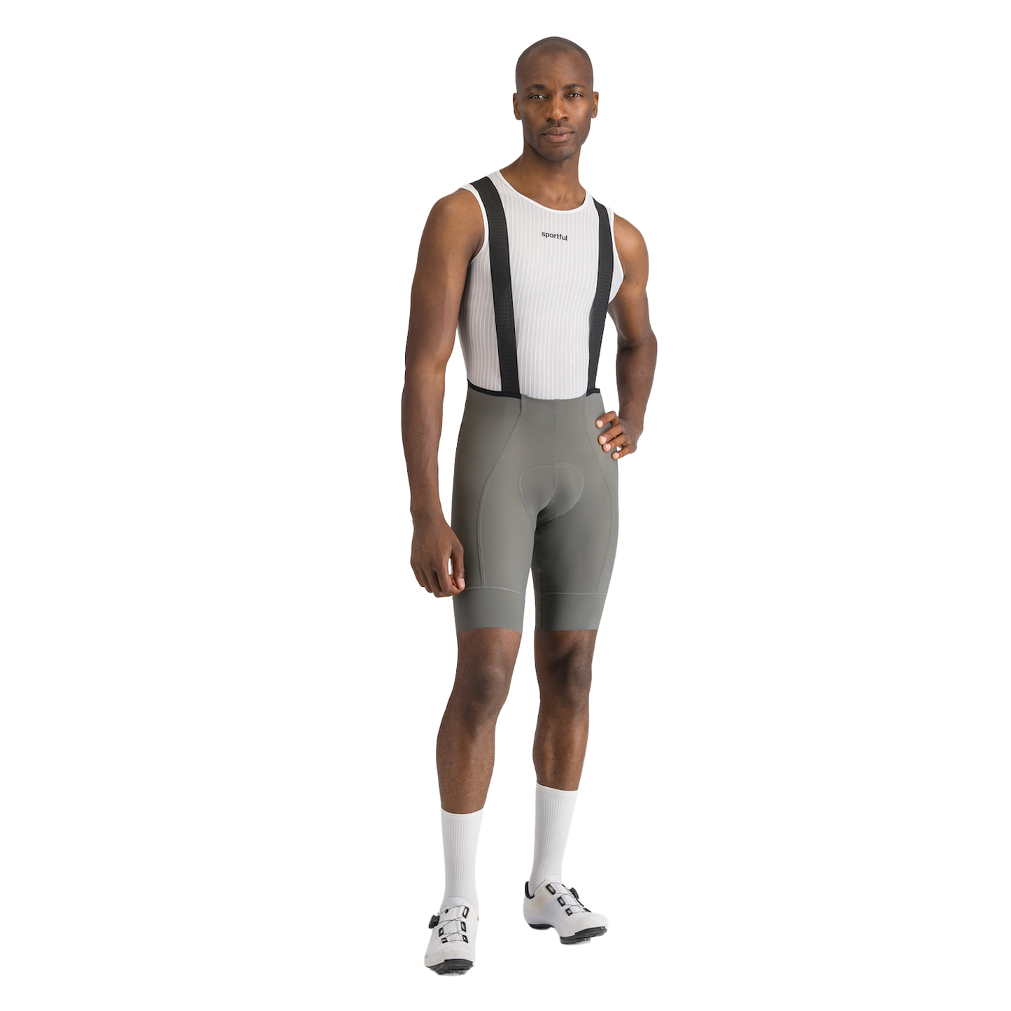 SPORTFUL SRK Kurze Trägerhose Grau