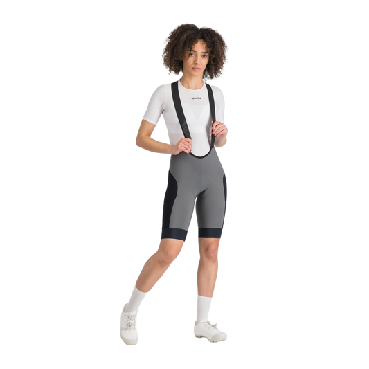 SPORTFUL SUPERGIARA 2 Damen Kurz Trägerhose Grau/Schwarz