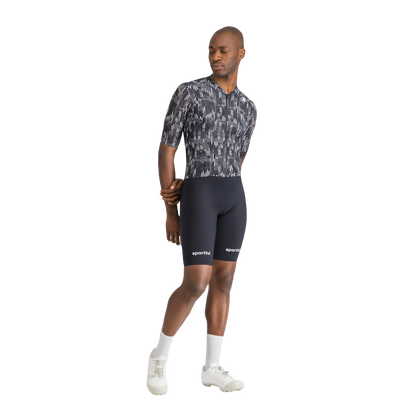 Einteiler SPORTFUL G-SUIT Kurzarm Schwarz/Weiß