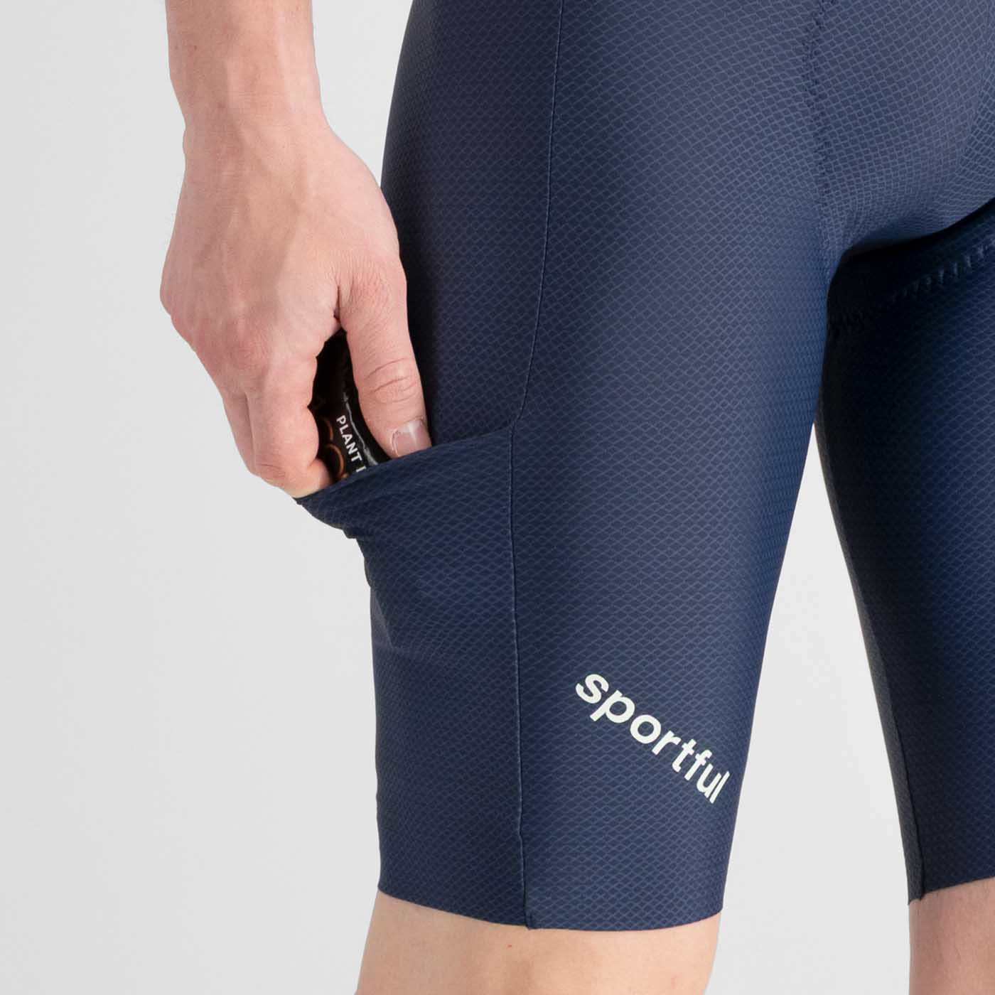 SPORTFUL HYPEREPIC Kurze Trägerhose Blau