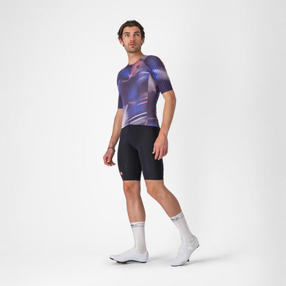 Maillot CASTELLI AERO RACE 8S Manches Courtes Violet