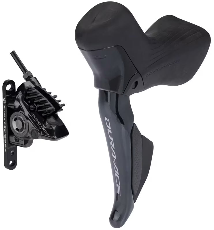 Levier Gauche et Étrier Avant SHIMANO DURA-ACE DI2 R9270 Double Flat Mount 2x12V