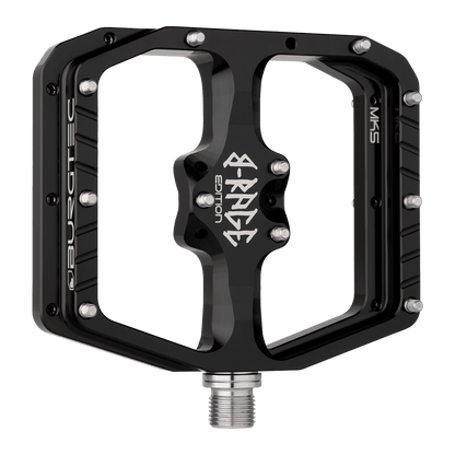 Plattformpedale BURGTEC PENTHOUSE FLAT MK5 B-RAGE EDITION Schwarz