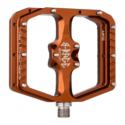 Pédales Plates BURGTEC PENTHOUSE FLAT MK5 B-RAGE EDITION Kash Bronze