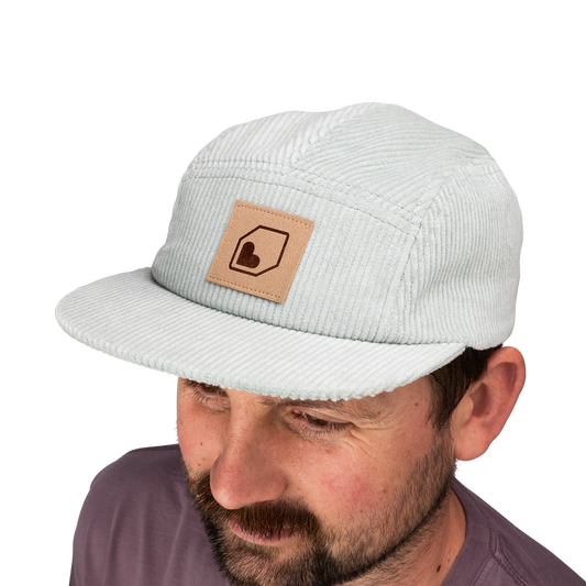 Casquette BURGTEC CORDUROY FIVE PANEL Menthe
