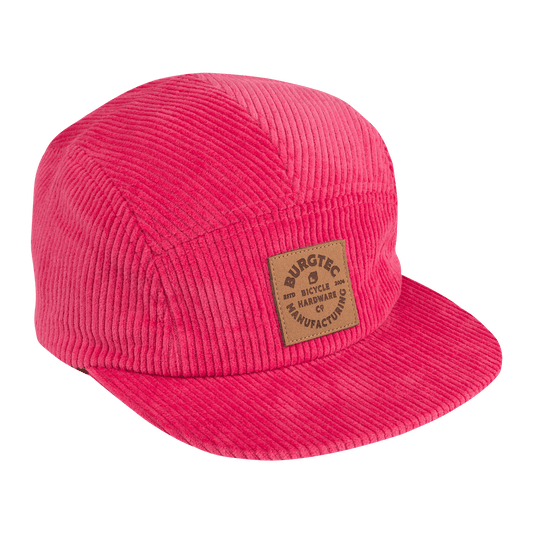 Casquette BURGTEC BANDIT CORDUROY FIVE PANEL Rose Toxic Barbie