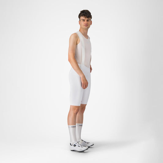 Cuissard Court à Bretelles CASTELLI FREE AERO RACE S Blanc