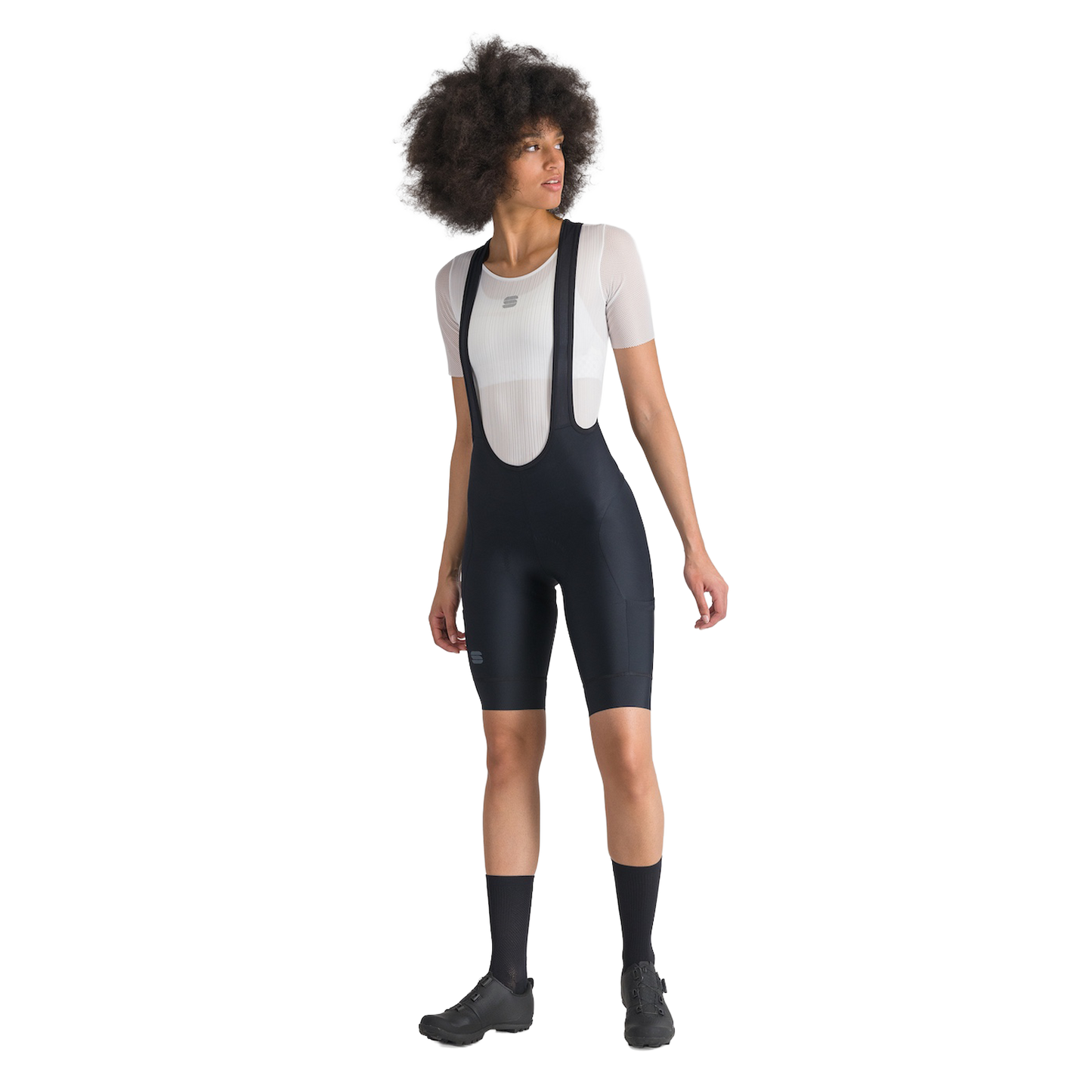 SPORTFUL GIARA 2 Damen Kurz Trägerhose Schwarz
