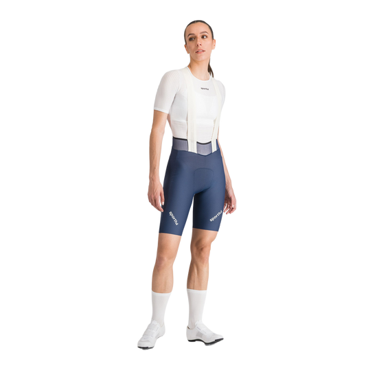 SPORTFUL HYPEREPIC Damen Kurze Trägerhose Blau