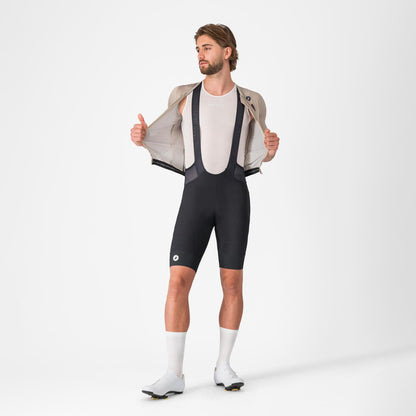 Kurze Trägerhose CASTELLI ENDURANCE 4 Schwarz