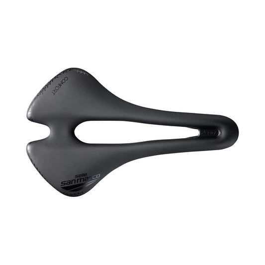 Sattel SAN MARCO ASPIDE SHORT COMFORT OPEN-FIT DYNAMIC L3 Breite 155mm Mangan-Schienen